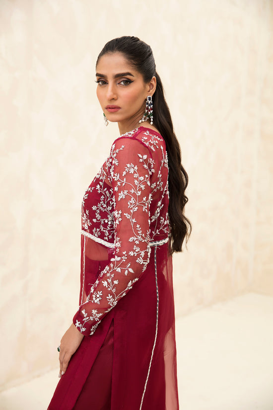 Raja Salahuddin | The Wishlist | CHERRY by Raja Salahuddin - Designer Dress - Type: Ladies Clothes - Available at Libayah - 100% Original