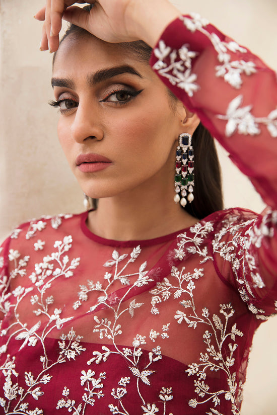 Raja Salahuddin | The Wishlist | CHERRY by Raja Salahuddin - Designer Dress - Type: Ladies Clothes - Available at Libayah - 100% Original