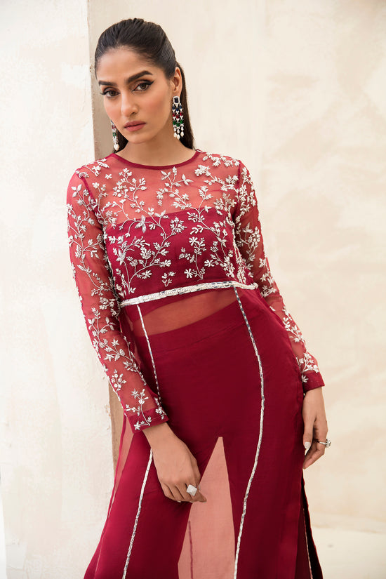 Raja Salahuddin | The Wishlist | CHERRY by Raja Salahuddin - Designer Dress - Type: Ladies Clothes - Available at Libayah - 100% Original