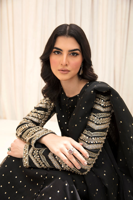 Raja Salahuddin | The Wishlist | NIGHT OWL by Raja Salahuddin - Designer Dress - Type: Ladies Clothes - Available at Libayah - 100% Original