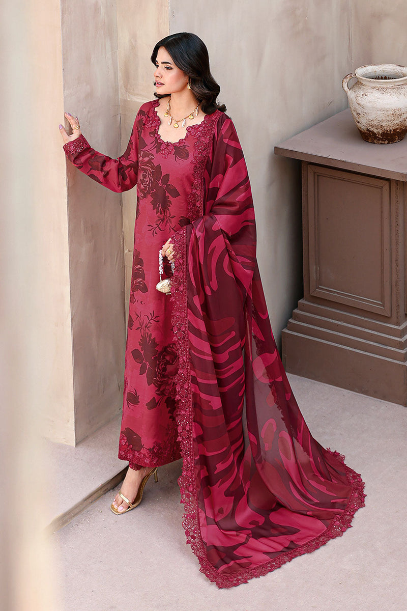 Ramsha | Naqsh Embroidered Rawsilk | RS-04 by Ramsha - Designer Dress  - Type : Ladies Clothes - Available at Libayah - 100% Original 