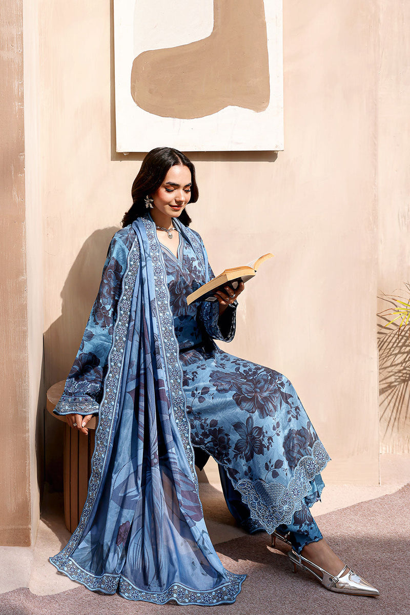 Ramsha | Naqsh Embroidered Rawsilk | RS-05 by Ramsha - Designer Dress  - Type : Ladies Clothes - Available at Libayah - 100% Original 