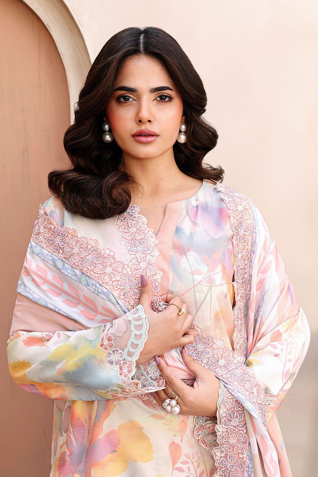 Ramsha | Naqsh Embroidered Rawsilk | RS-01 by Ramsha - Designer Dress  - Type : Ladies Clothes - Available at Libayah - 100% Original 