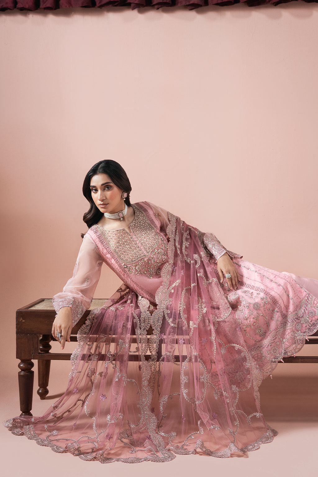 Ramsha | Rangeen Organza | PS-104 by Ramsha - Designer Dress  - Type : Ladies Clothes - Available at Libayah - 100% Original 