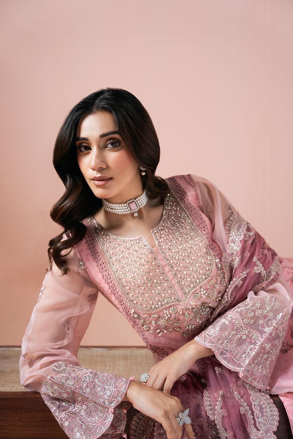 Ramsha | Rangeen Organza | PS-104 by Ramsha - Designer Dress  - Type : Ladies Clothes - Available at Libayah - 100% Original 