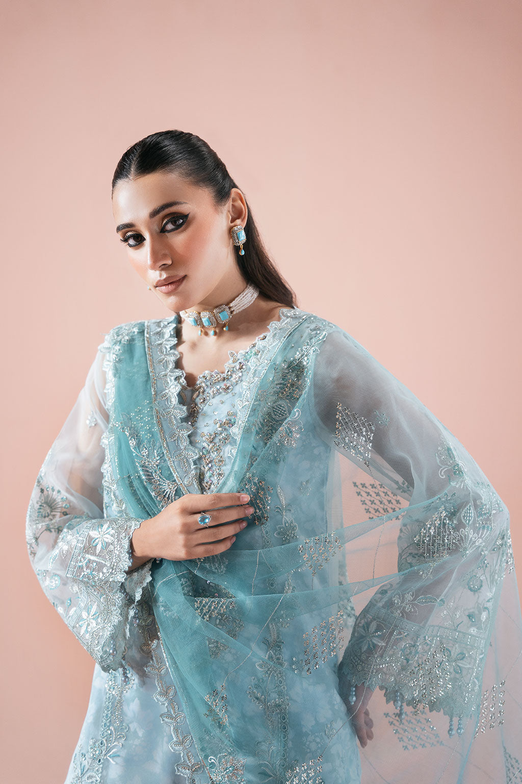 Ramsha | Rangeen Organza | PS-108 by Ramsha - Designer Dress  - Type : Ladies Clothes - Available at Libayah - 100% Original 