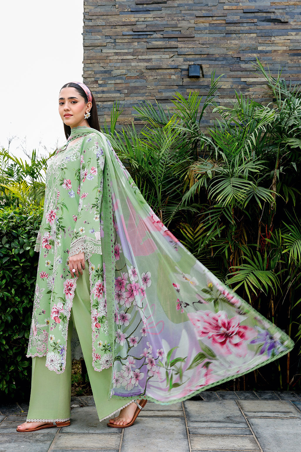 Ramsha | Rangrez Lawn Collection | N-907 by Ramsha - Designer Dress  - Type : Ladies Clothes - Available at Libayah - 100% Original 