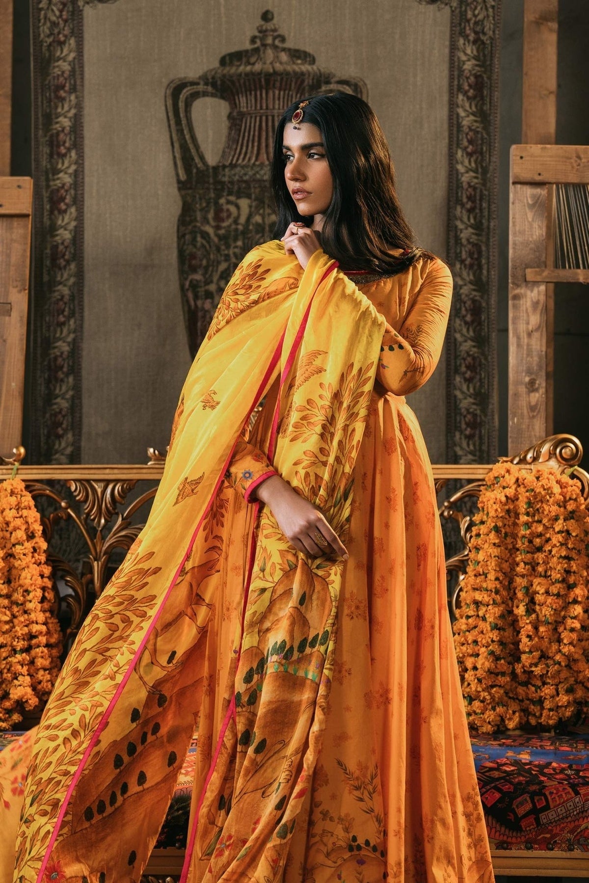 Fahad Hussayn | Lawn Banger | Rawzat by Fahad Hussayn - Designer Dress - Type: Ladies Clothes - Available at Libayah - 100% Original