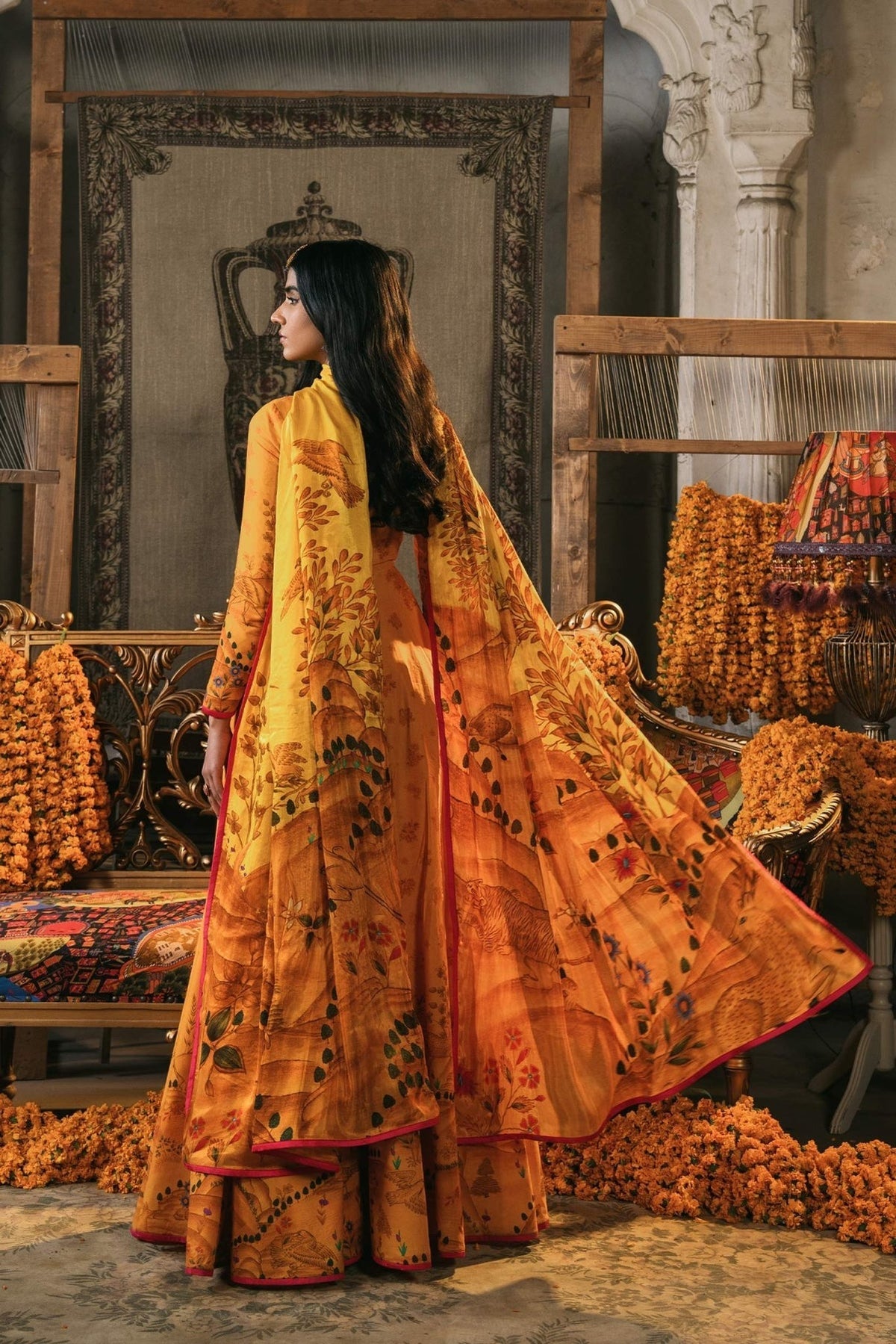 Fahad Hussayn | Lawn Banger | Rawzat by Fahad Hussayn - Designer Dress - Type: Ladies Clothes - Available at Libayah - 100% Original