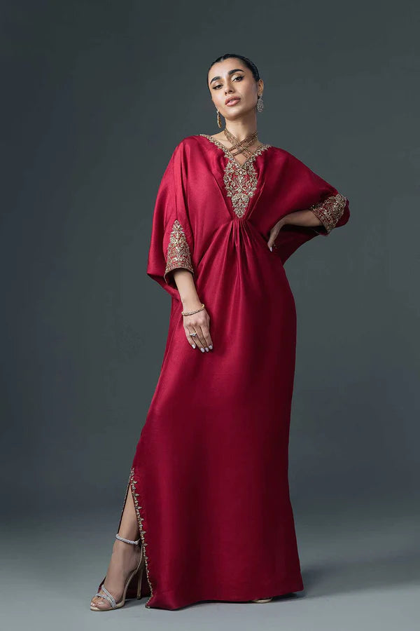 Jeem | Luxury Pret | RAYA RED by Jeem - Designer Dress - Type: Ladies Clothes - Available at Libayah - 100% Original