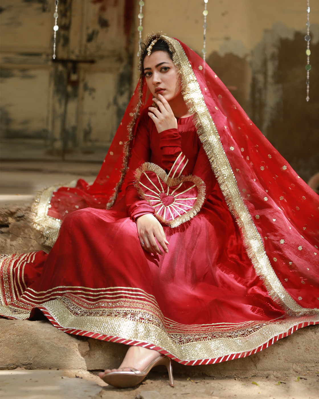 Zar | Formals Wear | Red by Zar - Designer Dress - Type: Ladies Clothes - Available at Libayah - 100% Original