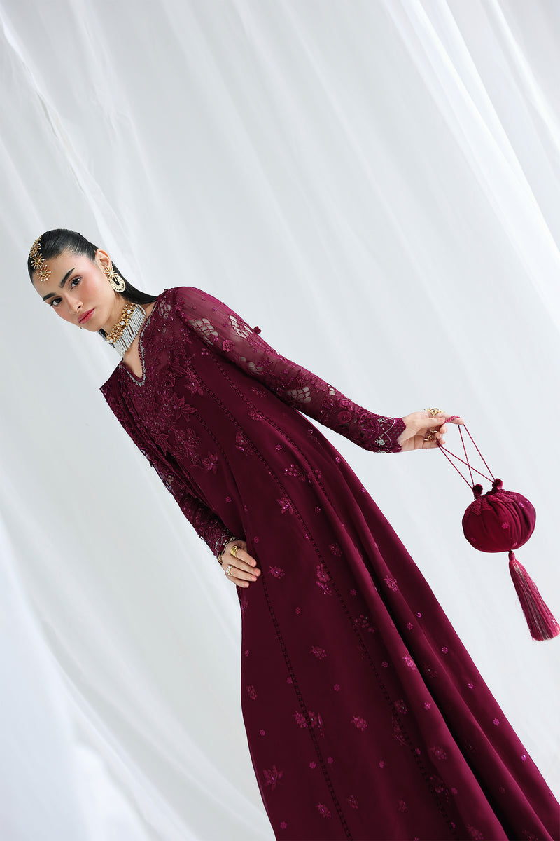Qalamkar | Chiffon 26 | QCC-03 WAFA by Qalamkar - Designer Dress  - Type : Ladies Clothes - Available at Libayah - 100% Original 