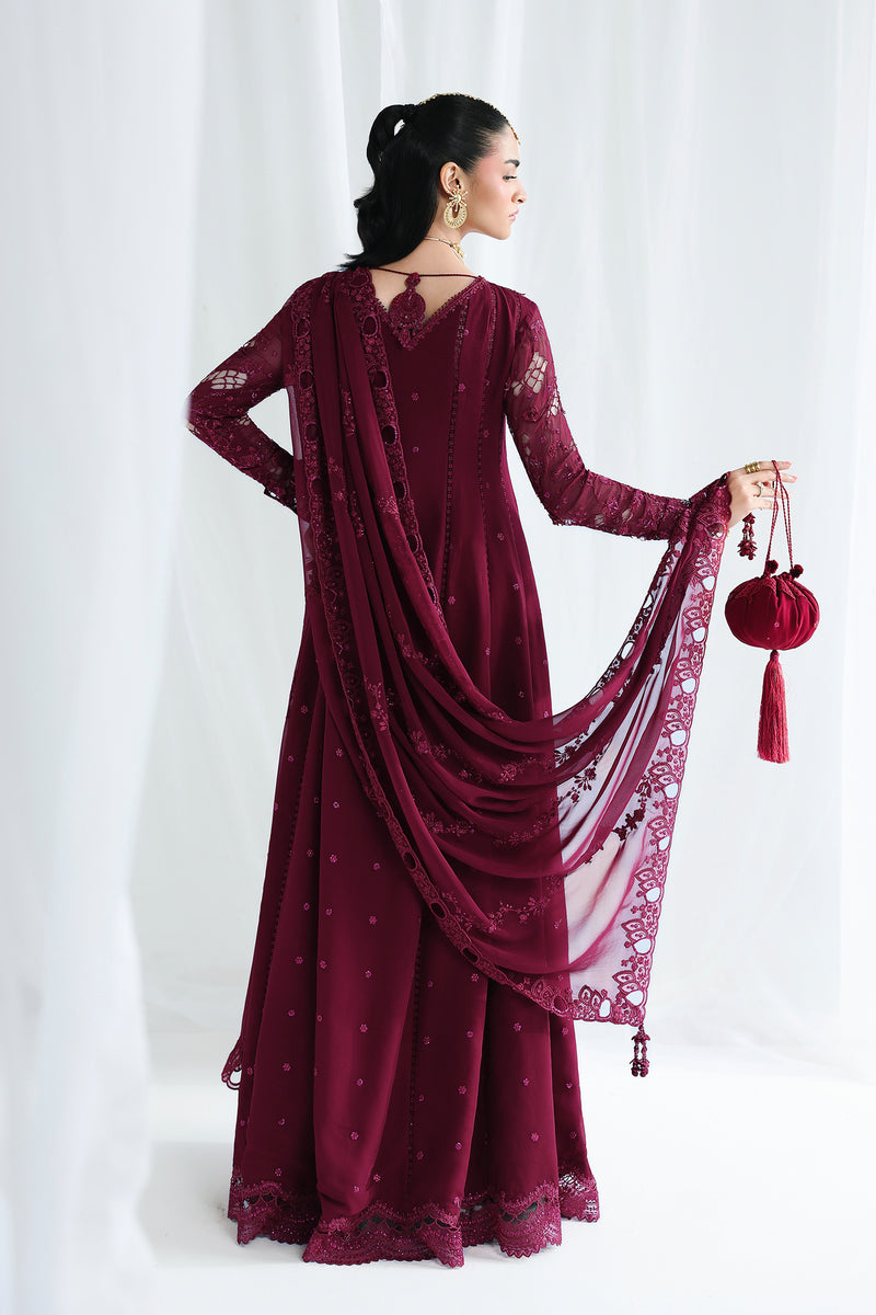 Qalamkar | Chiffon 26 | QCC-03 WAFA by Qalamkar - Designer Dress  - Type : Ladies Clothes - Available at Libayah - 100% Original 