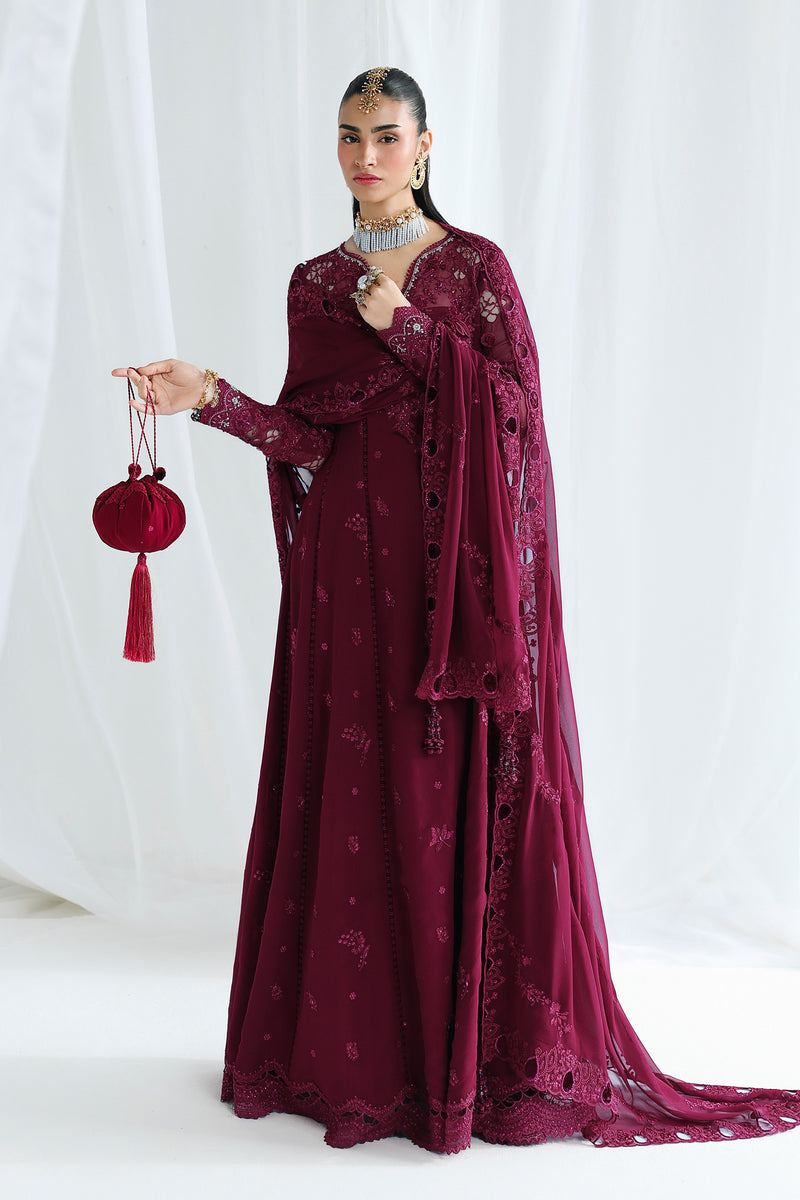 Qalamkar | Chiffon 26 | QCC-03 WAFA by Qalamkar - Designer Dress  - Type : Ladies Clothes - Available at Libayah - 100% Original 