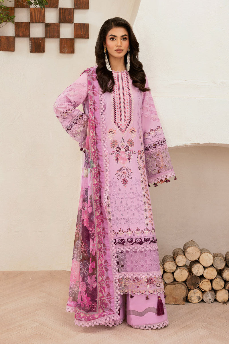 Ramsha | Ghazal Luxury Lawn | G-405 - Designer Dress - Type : Ladies Clothes - Available at Libayah - 100% Original