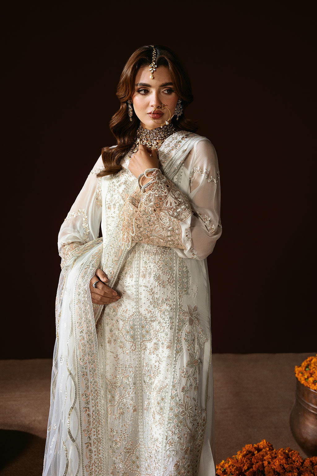 Ramsha | Dastak Luxury Chiffon Collection | Q-204 by Ramsha - Designer Dress - Type: Ladies Clothes - Available at Libayah - 100% Original