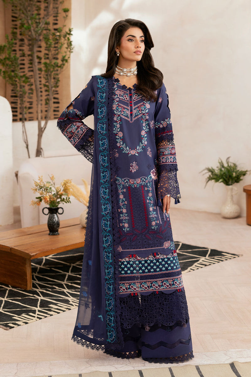 Ramsha | Ghazal Luxury Lawn | G-401 - Designer Dress - Type : Ladies Clothes - Available at Libayah - 100% Original