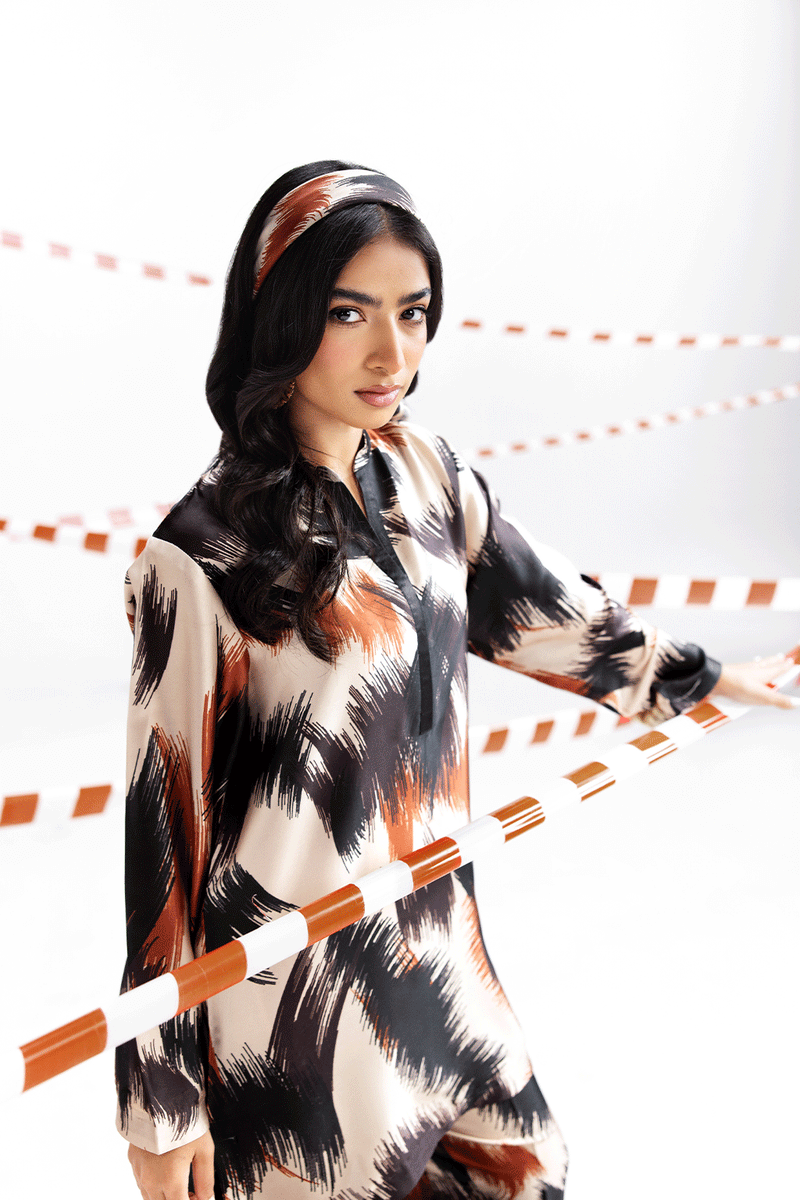 Afsanah | The Print Edit | SANDSHELL AP-116 by Afsanah - Designer Dress - Type: Ladies Clothes - Available at Libayah - 100% Original