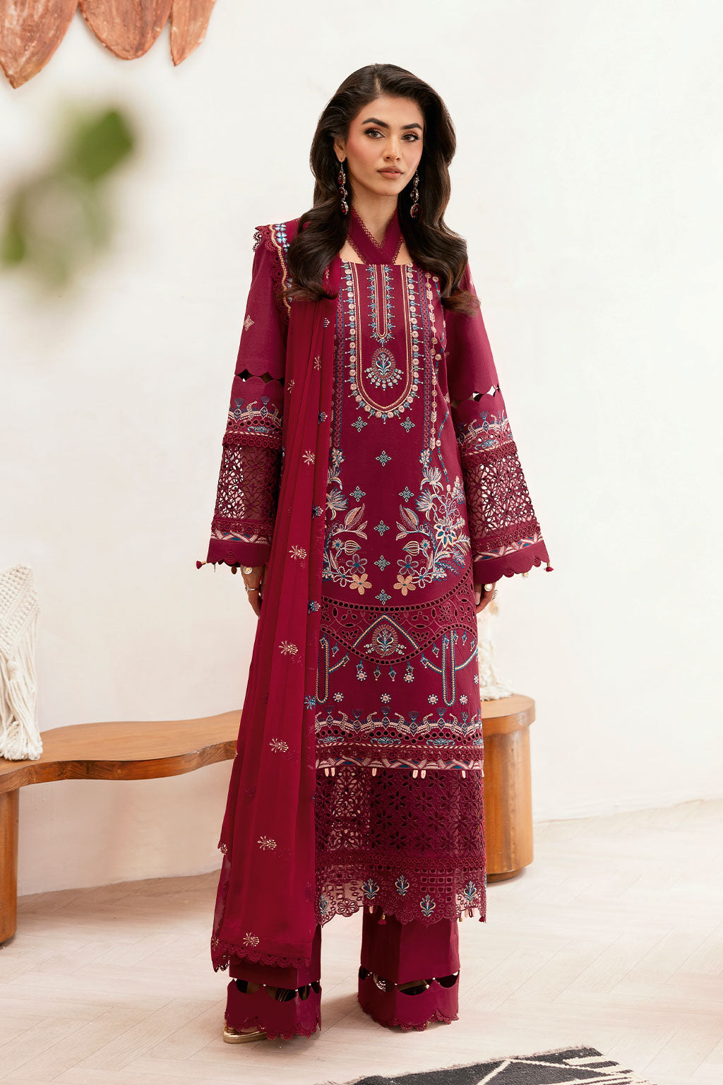 Ramsha | Ghazal Luxury Lawn | G-403 - Designer Dress - Type : Ladies Clothes - Available at Libayah - 100% Original