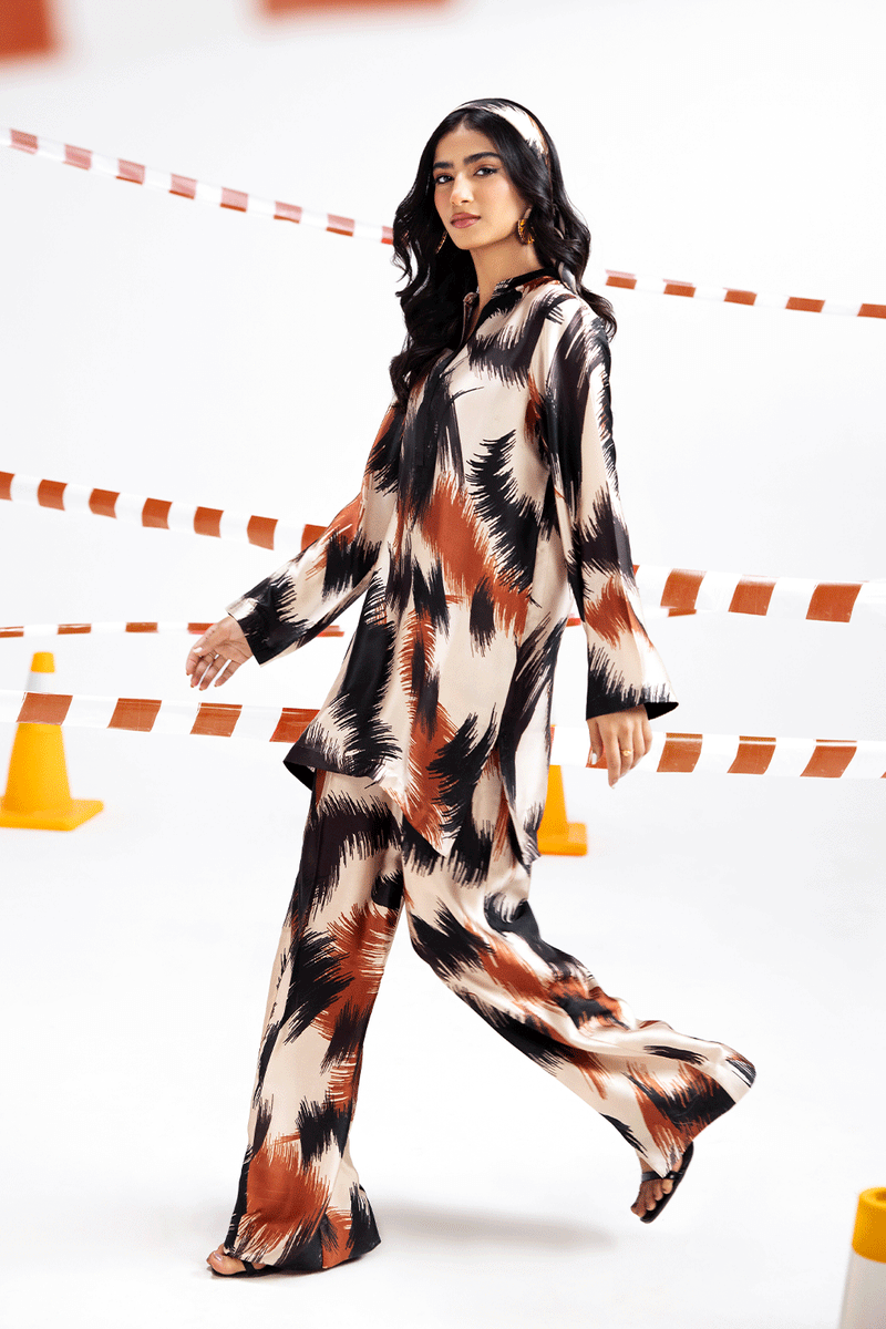 Afsanah | The Print Edit | SANDSHELL AP-116 by Afsanah - Designer Dress - Type: Ladies Clothes - Available at Libayah - 100% Original