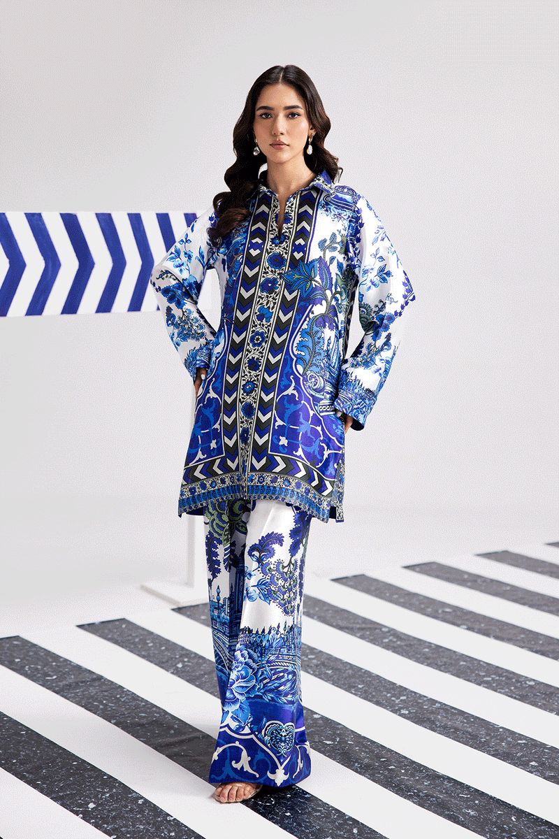 Afsanah | The Print Edit | OCHRE BLOOM AP-104 by Afsanah - Designer Dress - Type: Ladies Clothes - Available at Libayah - 100% Original