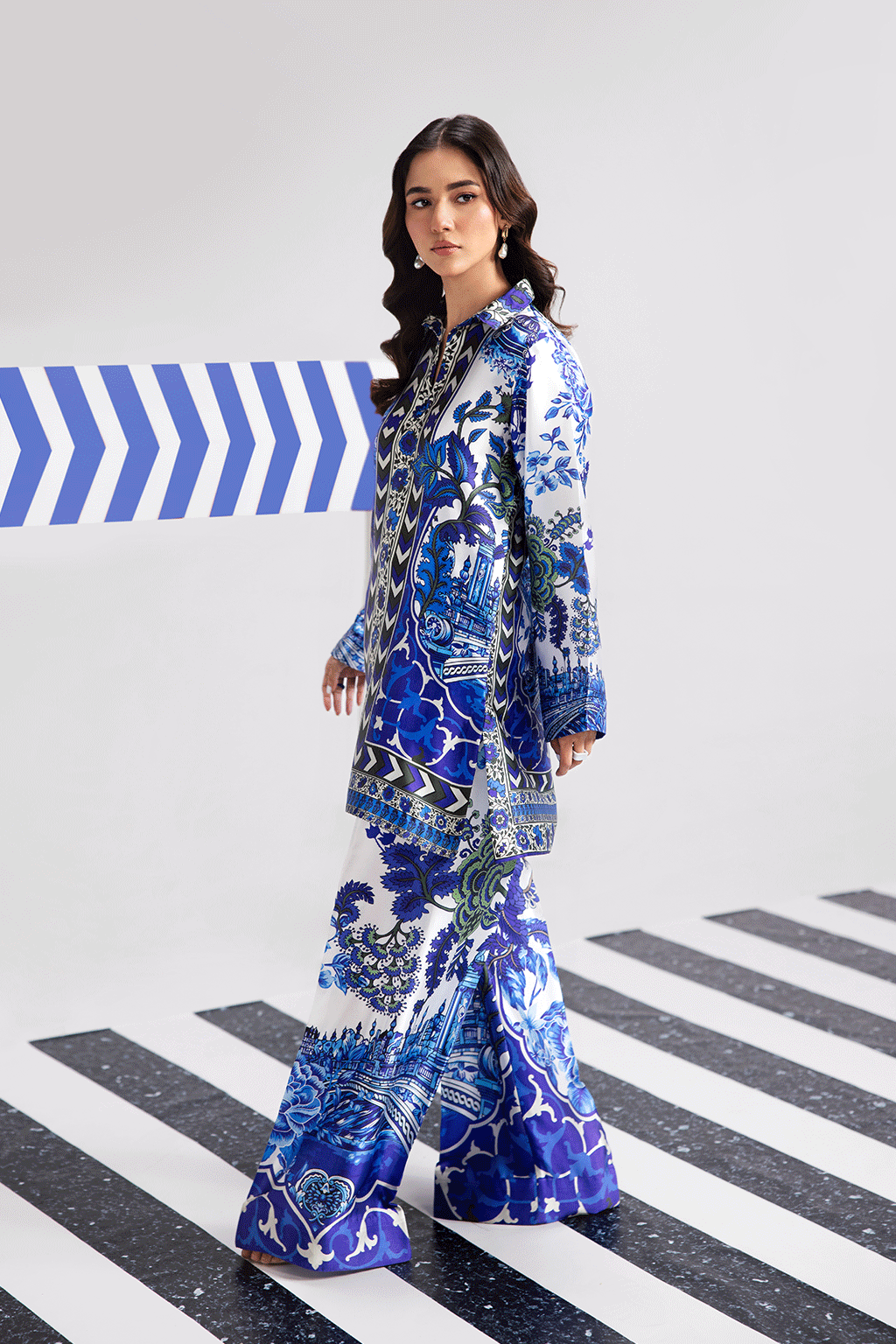 Afsanah | The Print Edit | OCHRE BLOOM AP-104 by Afsanah - Designer Dress - Type: Ladies Clothes - Available at Libayah - 100% Original