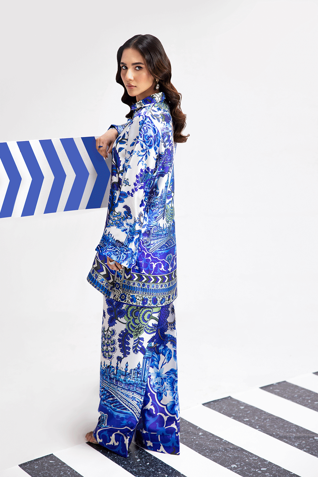 Afsanah | The Print Edit | OCHRE BLOOM AP-104 by Afsanah - Designer Dress - Type: Ladies Clothes - Available at Libayah - 100% Original