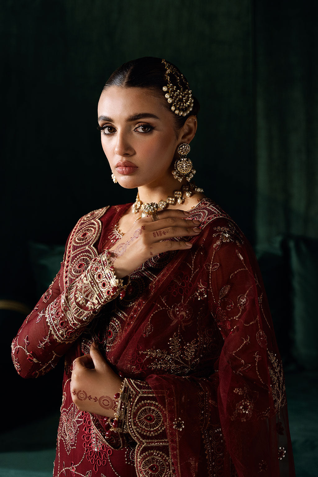 Ramsha | Dastak Luxury Chiffon Collection | Q-203 by Ramsha - Designer Dress - Type: Ladies Clothes - Available at Libayah - 100% Original