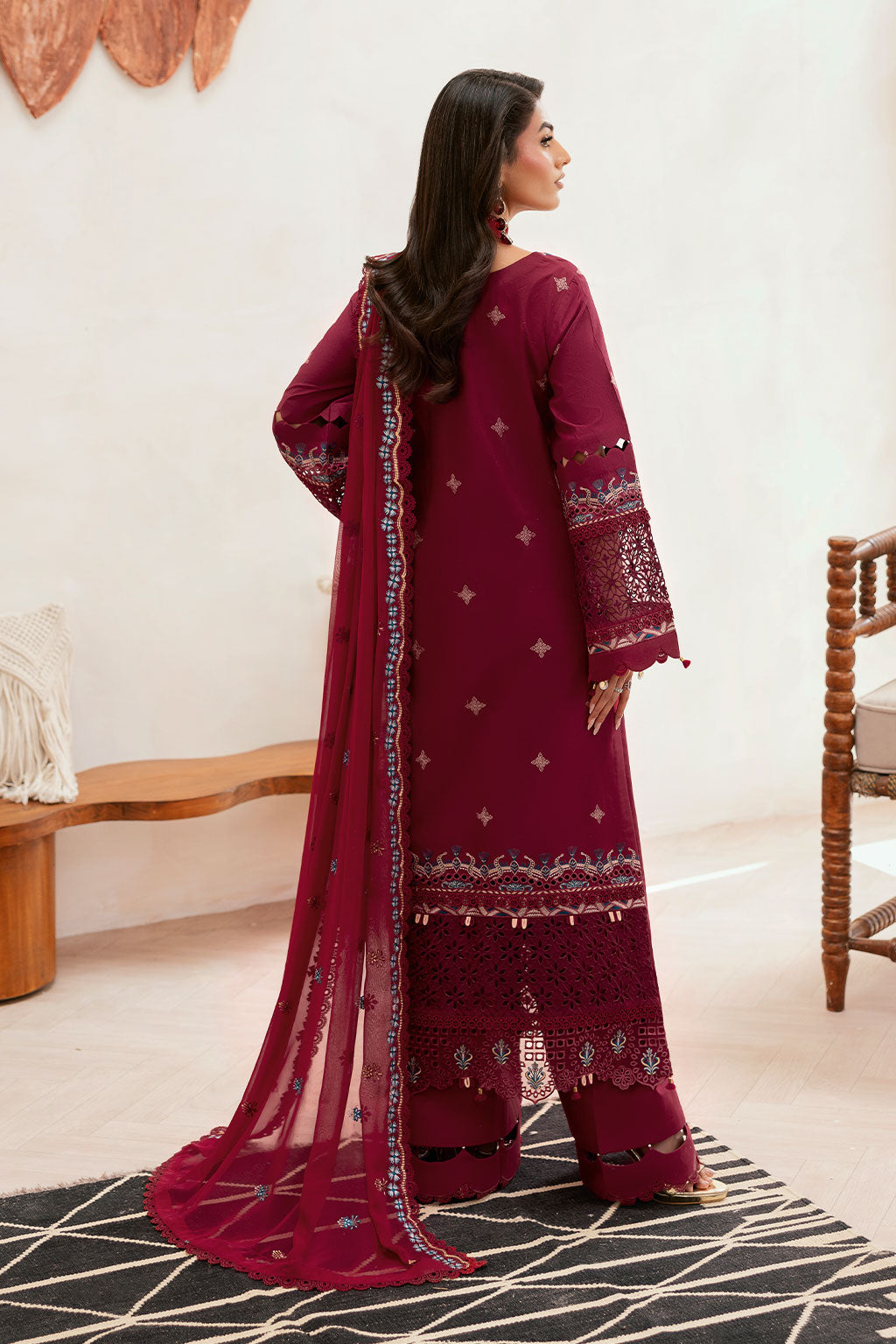 Ramsha | Ghazal Luxury Lawn | G-403 - Designer Dress - Type : Ladies Clothes - Available at Libayah - 100% Original
