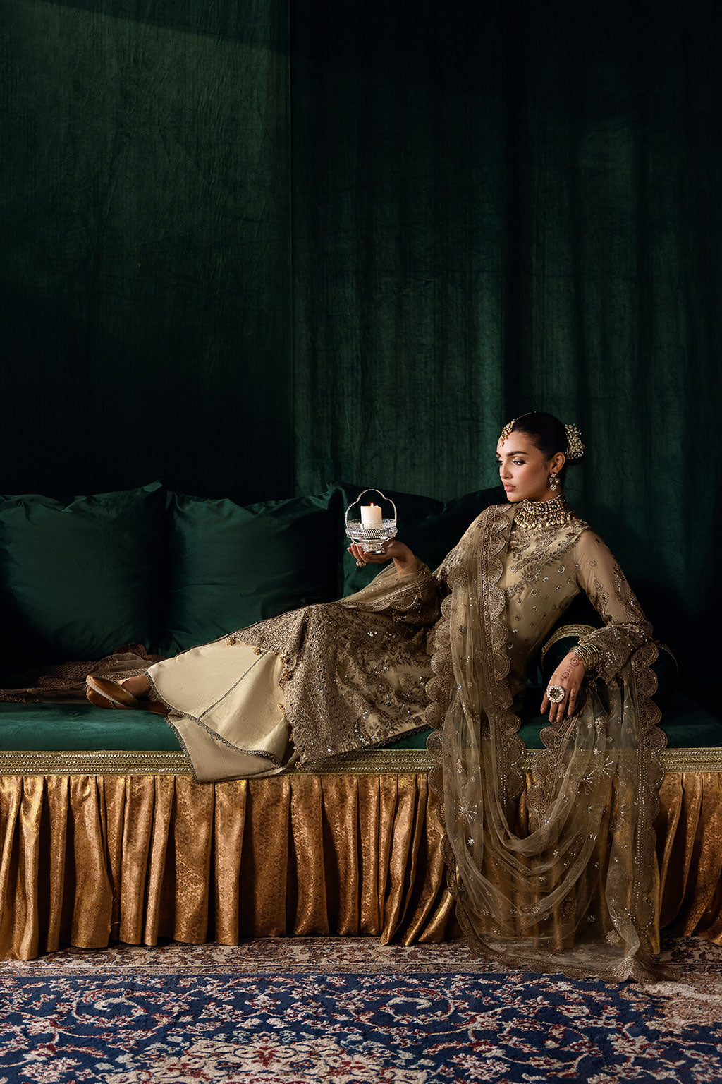 Ramsha | Dastak Luxury Chiffon Collection | Q-207 by Ramsha - Designer Dress - Type: Ladies Clothes - Available at Libayah - 100% Original