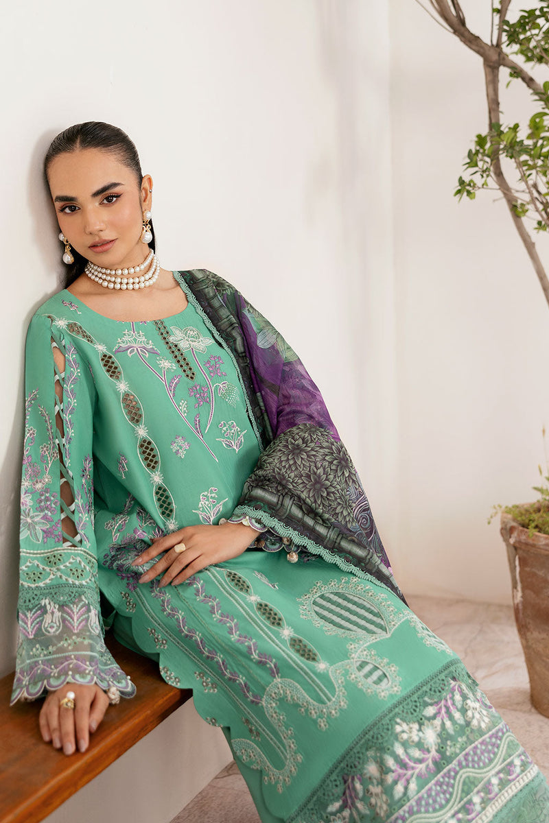 Ramsha | Ghazal Luxury Lawn | G-404 - Designer Dress - Type : Ladies Clothes - Available at Libayah - 100% Original