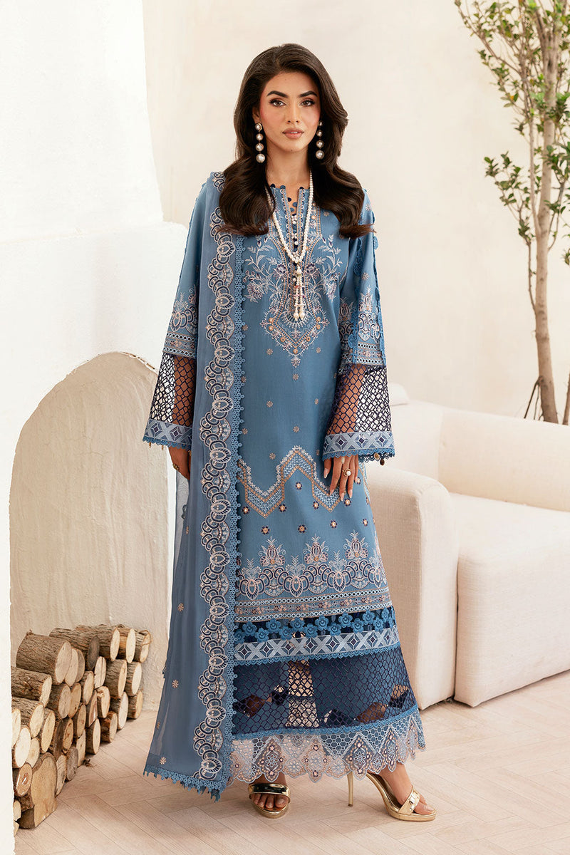 Ramsha | Ghazal Luxury Lawn | G-407 - Designer Dress - Type : Ladies Clothes - Available at Libayah - 100% Original