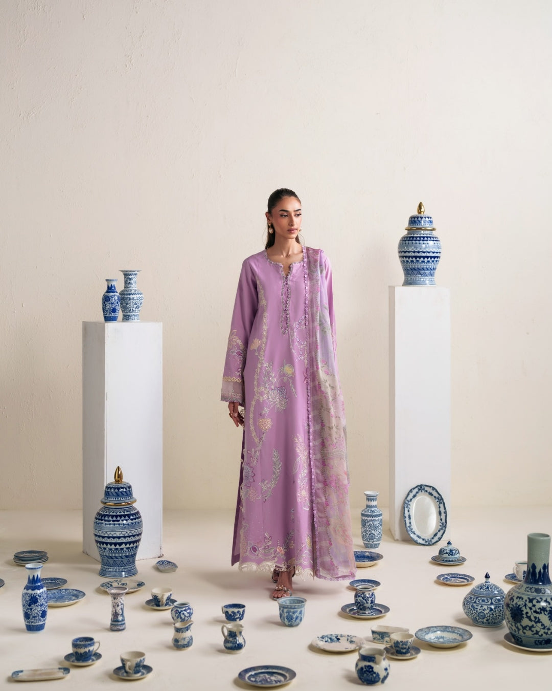 Neeshay | Whispers of Summer Luxury Lawn | EVIE - by Libayah - Registered Vendor of : Neeshay - 100% Original Designer Dress