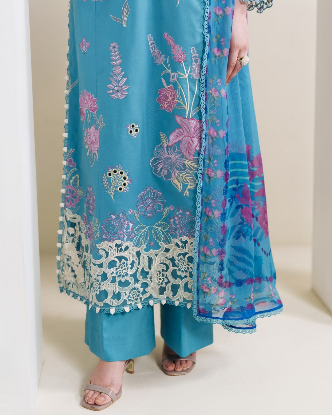Neeshay | Whispers of Summer Luxury Lawn | SKYLA - by Libayah - Registered Vendor of : Neeshay - 100% Original Designer Dress