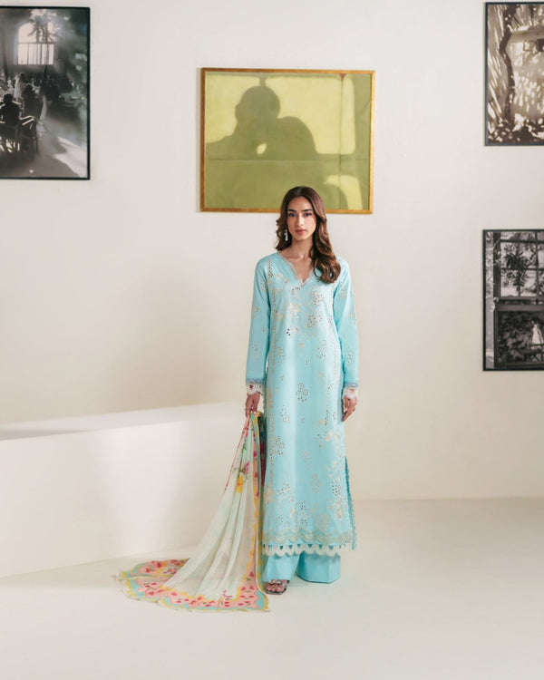 Neeshay | Whispers of Summer Luxury Lawn | SYLVIA - by Libayah - Registered Vendor of : Neeshay - 100% Original Designer Dress