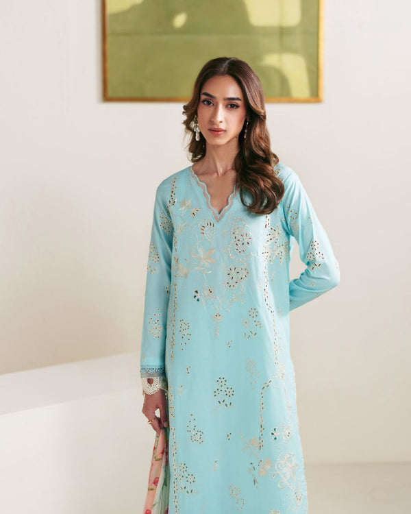 Neeshay | Whispers of Summer Luxury Lawn | SYLVIA - by Libayah - Registered Vendor of : Neeshay - 100% Original Designer Dress