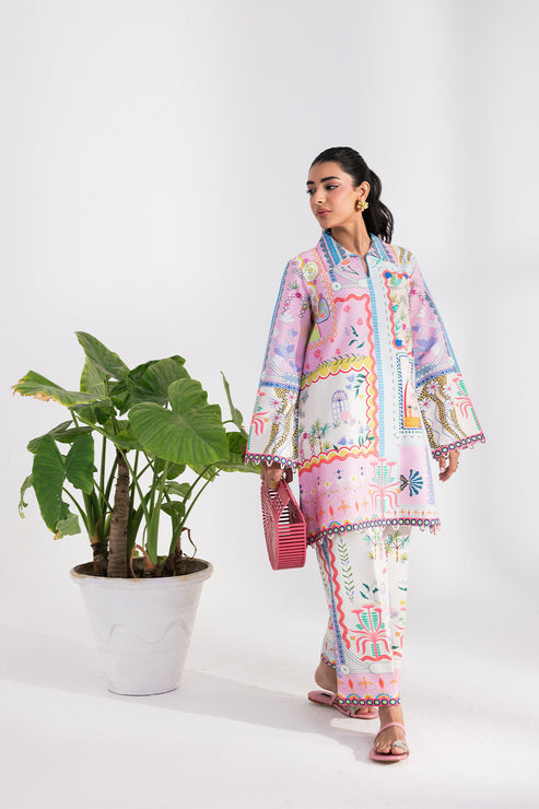 Aabyaan | Signature Pair 26 | NEREL (AX-07) by Aabyaan - Designer Dress  - Type : Ladies Clothes - Available at Libayah - 100% Original 