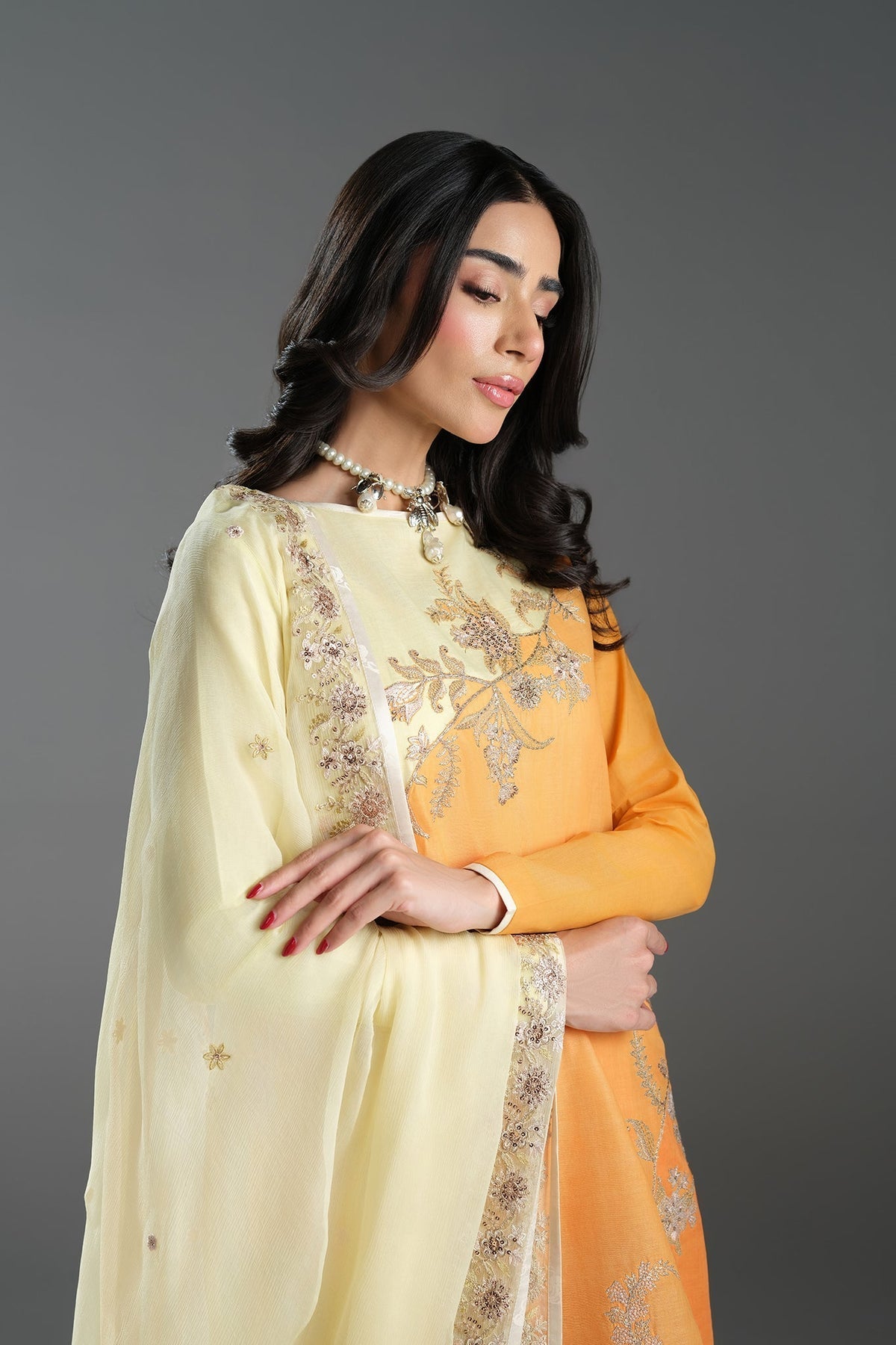 Fahad Hussayn | Pehra Luxury Pret 24 | RHY by Fahad Hussayn - Designer Dress - Type: Ladies Clothes - Available at Libayah - 100% Original