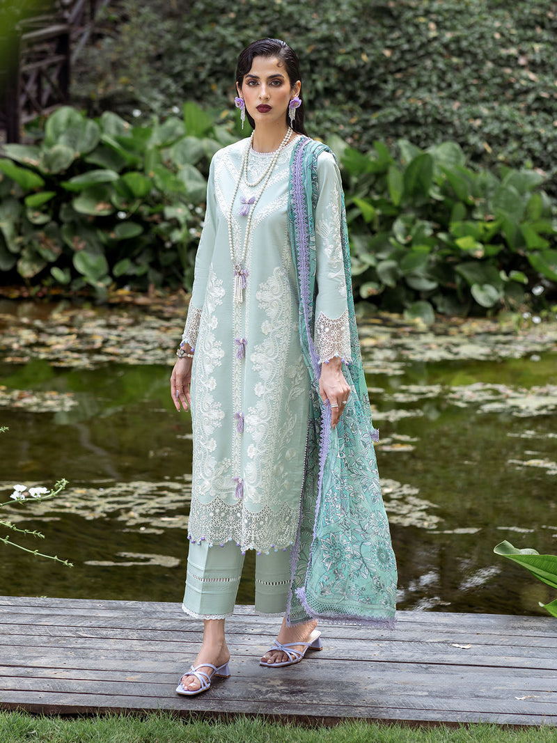 Roheenaz | Dahlia Embroidered Lawn 24 | Gardenia by Roheenaz - Designer Dress - Type: Ladies Clothes - Available at Libayah - 100% Original
