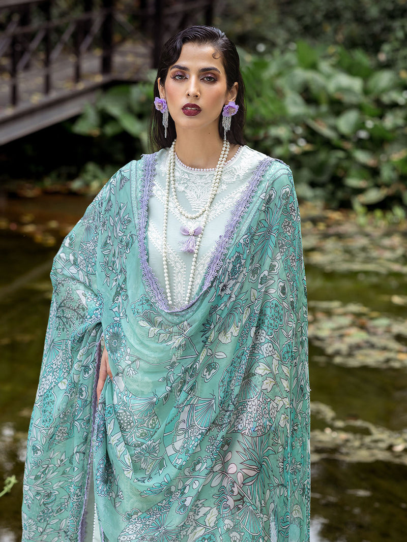 Roheenaz | Dahlia Embroidered Lawn 24 | Gardenia by Roheenaz - Designer Dress - Type: Ladies Clothes - Available at Libayah - 100% Original