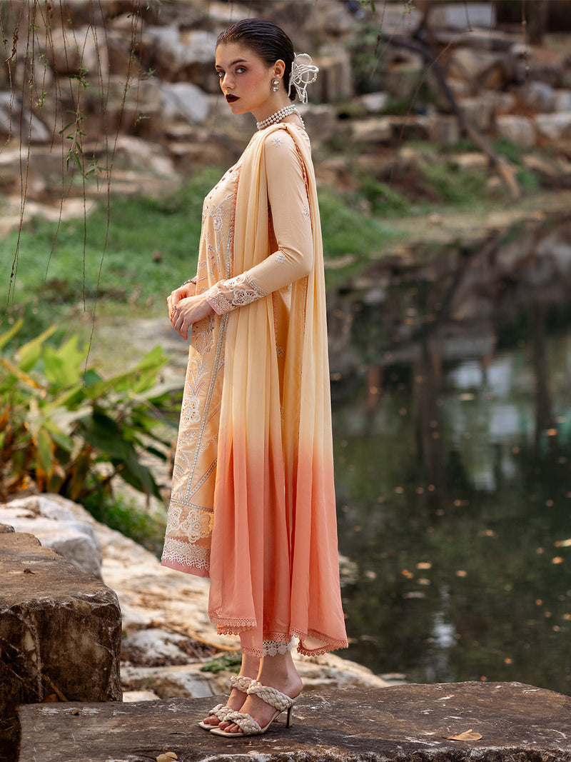 Roheenaz | Dahlia Embroidered Lawn 24 | Magnolia by Roheenaz - Designer Dress - Type: Ladies Clothes - Available at Libayah - 100% Original