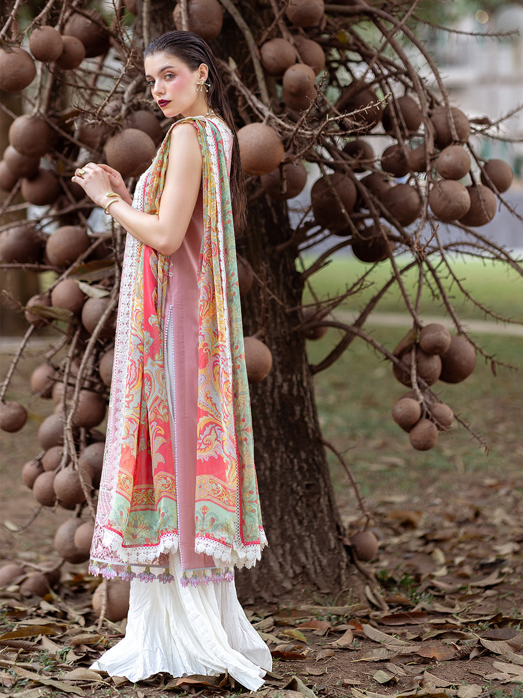 Roheenaz | Dahlia Embroidered Lawn 24 | Peony by Roheenaz - Designer Dress - Type: Ladies Clothes - Available at Libayah - 100% Original