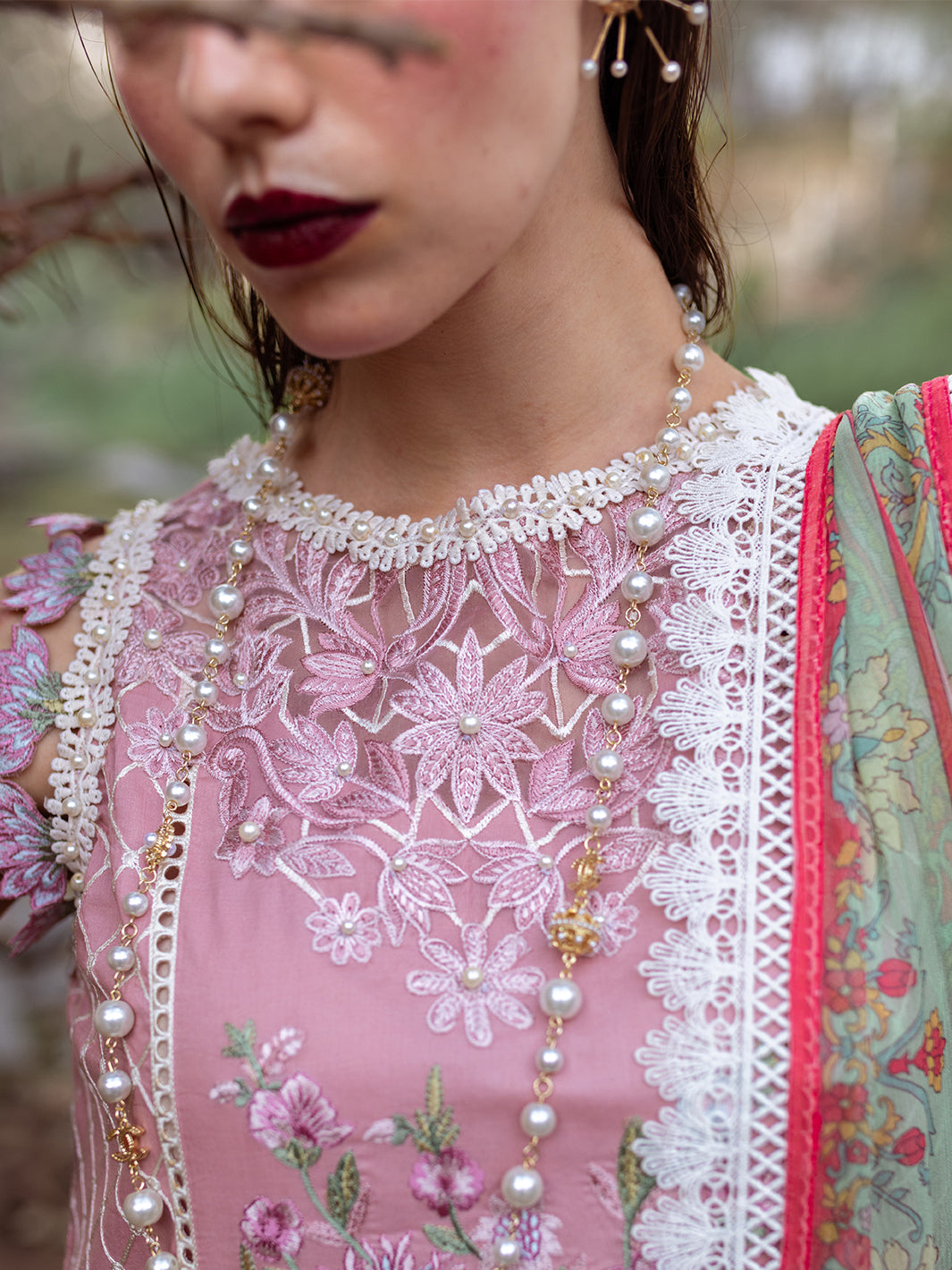 Roheenaz | Dahlia Embroidered Lawn 24 | Peony by Roheenaz - Designer Dress - Type: Ladies Clothes - Available at Libayah - 100% Original