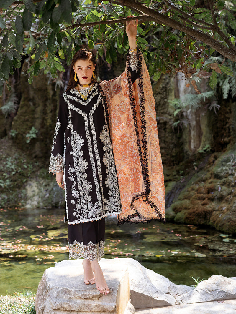 Roheenaz | Dahlia Embroidered Lawn 24 | Celandine by Roheenaz - Designer Dress - Type: Ladies Clothes - Available at Libayah - 100% Original