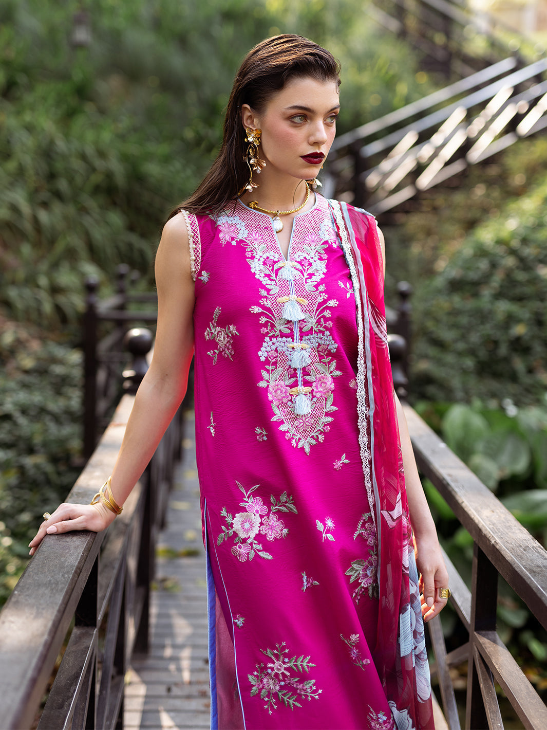 Roheenaz | Dahlia Embroidered Lawn 24 | Camellia by Roheenaz - Designer Dress - Type: Ladies Clothes - Available at Libayah - 100% Original