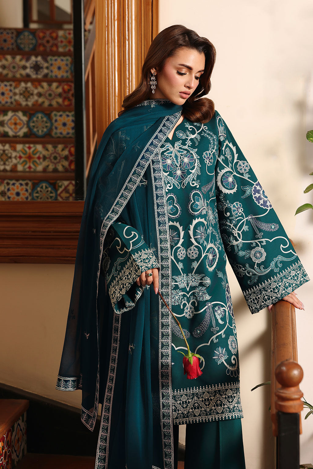 Afsanah | Rosa Essential | AL-304 by Afsanah - Designer Dress  - Type : Ladies Clothes - Available at Libayah - 100% Original 