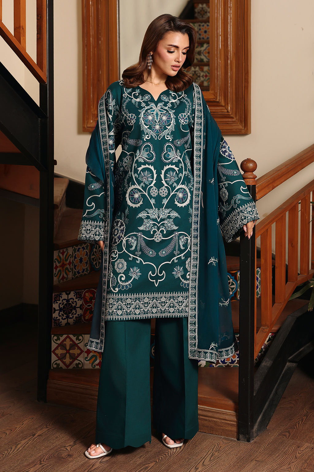 Afsanah | Rosa Essential | AL-304 by Afsanah - Designer Dress  - Type : Ladies Clothes - Available at Libayah - 100% Original 