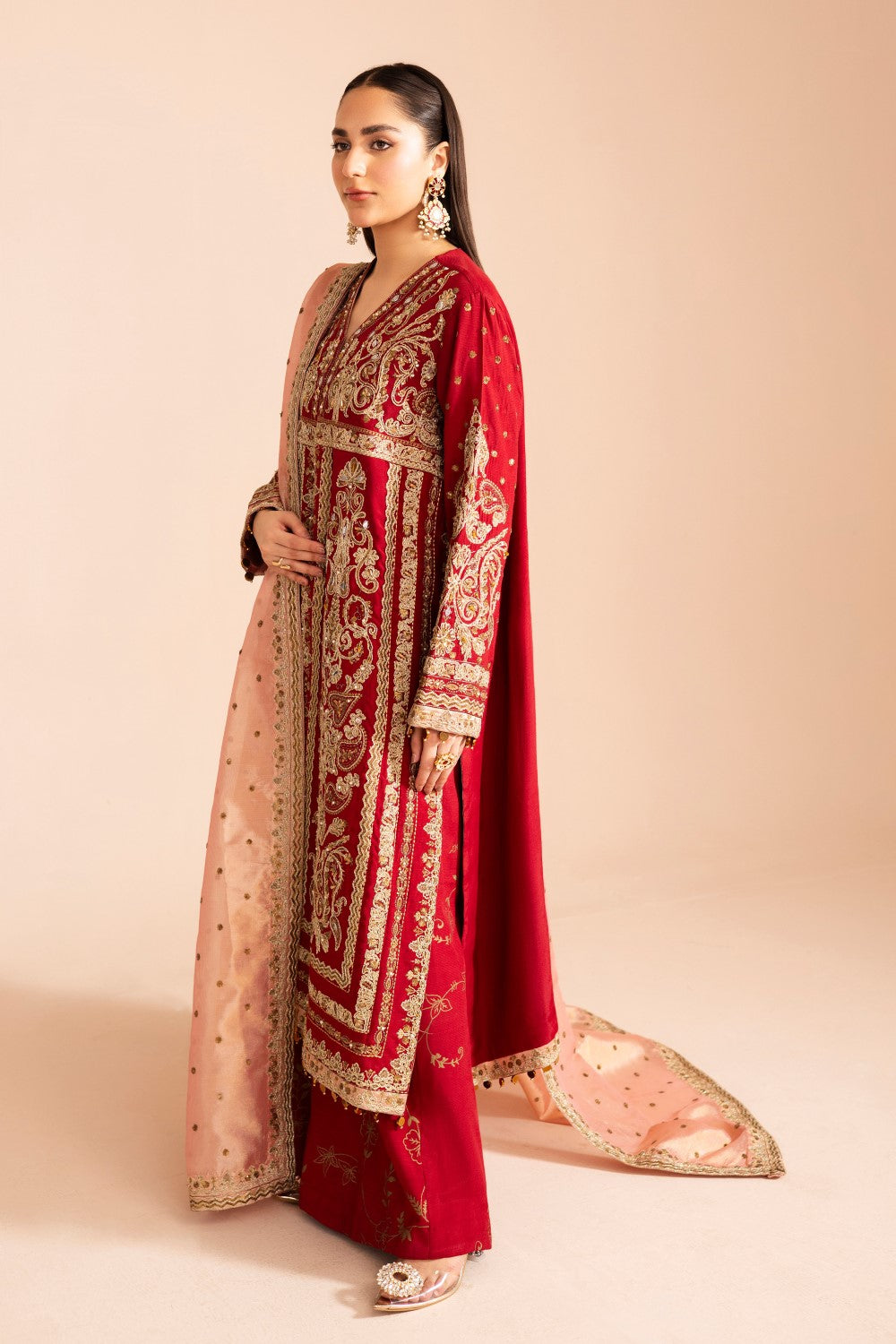 Maryum N Maria | Zircon Formals | ROSHANAK - MS40083 by Maryum N Maria - Designer Dress - Type: Ladies Clothes - Available at Libayah - 100% Original