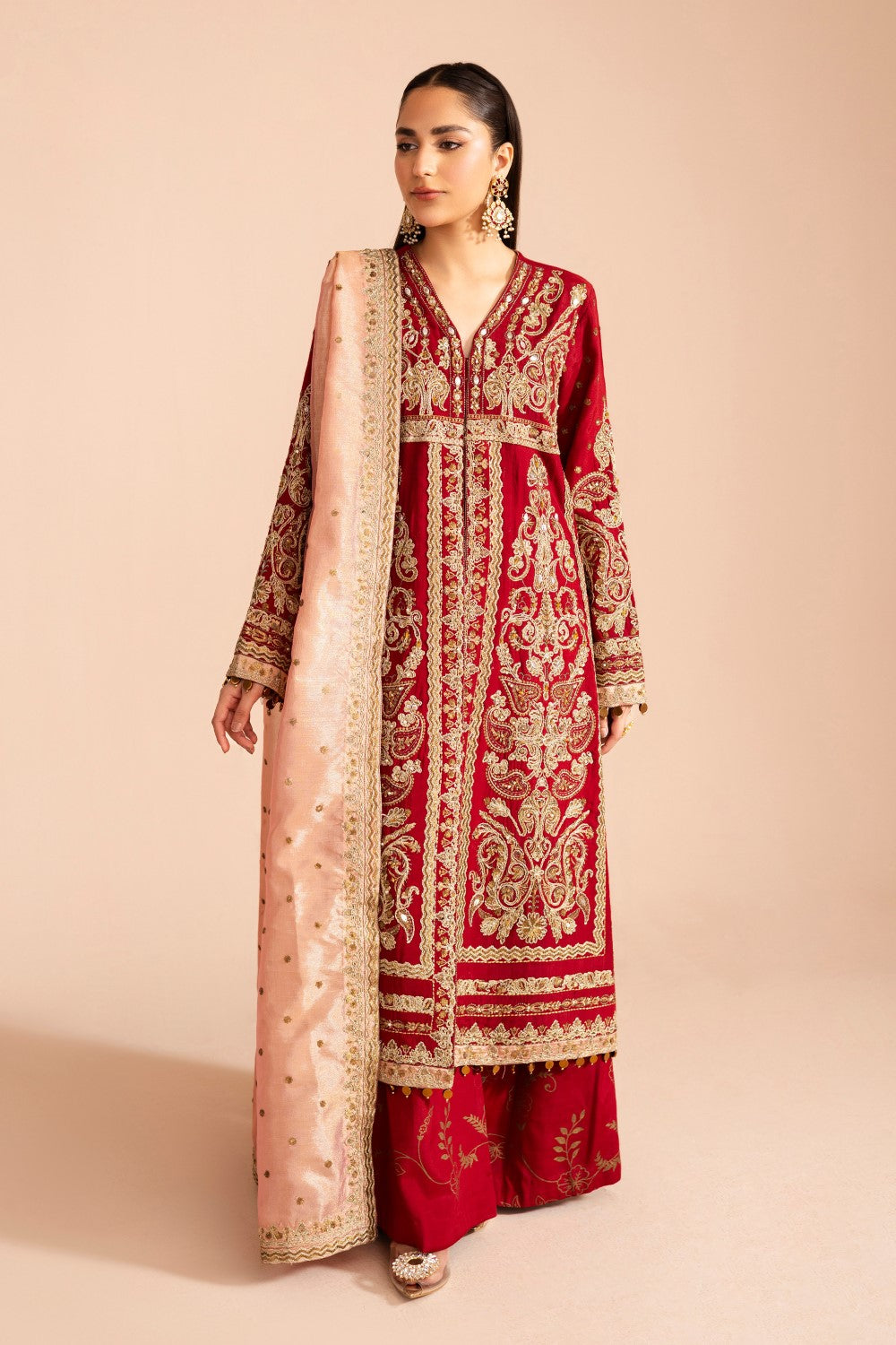 Maryum N Maria | Zircon Formals | ROSHANAK - MS40083 by Maryum N Maria - Designer Dress - Type: Ladies Clothes - Available at Libayah - 100% Original