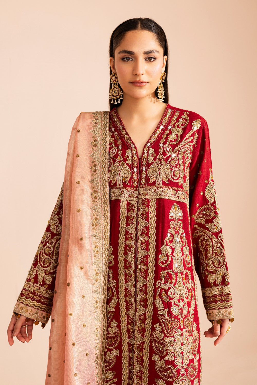 Maryum N Maria | Zircon Formals | ROSHANAK - MS40083 by Maryum N Maria - Designer Dress - Type: Ladies Clothes - Available at Libayah - 100% Original